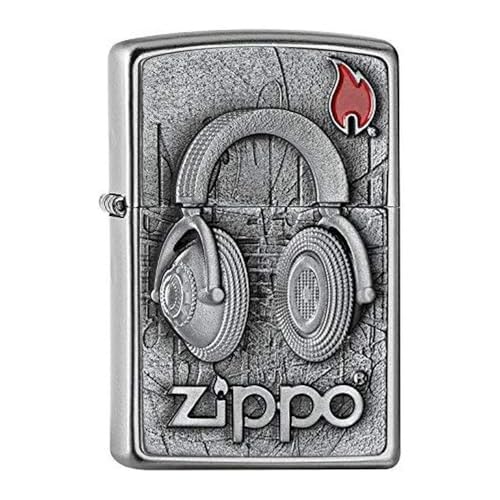 Zippo,2005718,Feuerzeug, AA8Messing, Chrom,5.5 x 3.5x 1 cm von Zippo