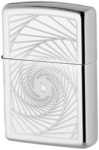 Zippo Geometric Flame DESIGN-250-Zippo Collection 2019-60004234-46,95 €, Metall, Silber, smal von Zippo