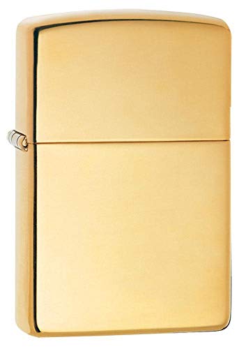 Zippo Heavy Wall Feuerzeug 60000851 PL169 hi pol Armor Brass Benzinfeuerzeug, Messing Gold von Zippo