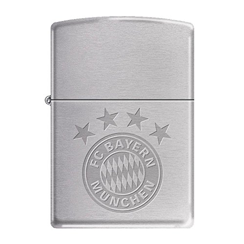 Zippo Feuerzeug FC Bayern München Chrome brushed von Zippo