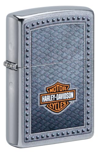 Zippo Sturmfeuerzeug - Harley Davidson, Street Chrome, Color Image - Nachfüllbar - Wiederverwendbar - Windfestes Design - Geschenkbox - Made in USA von Zippo