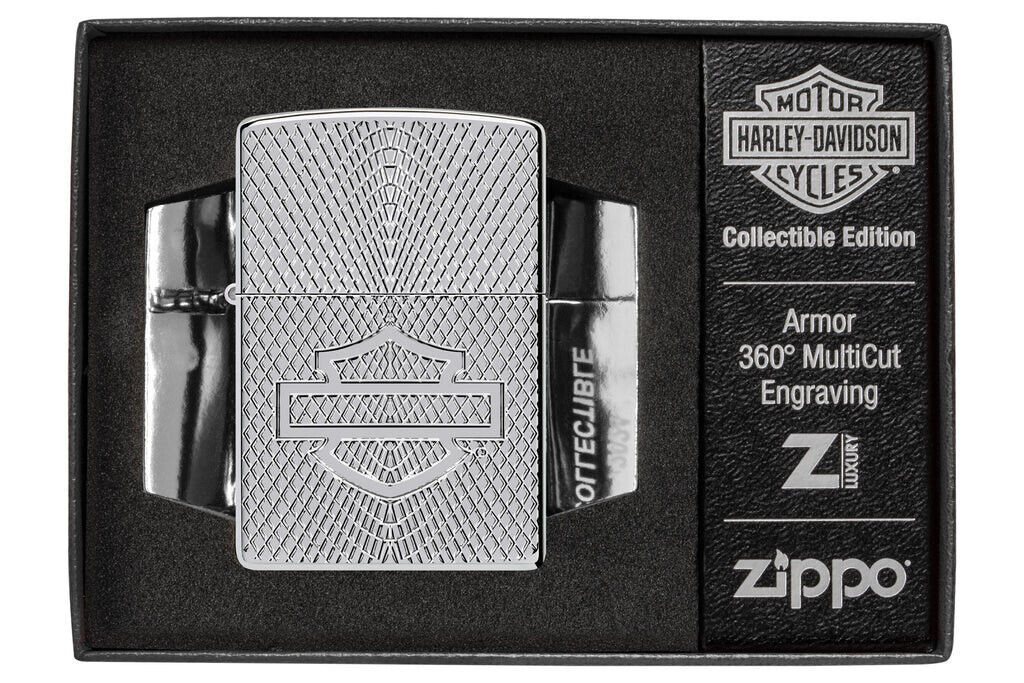 Zippo Feuerzeug ZIPPO Harley Davidson Armor Case 2024 Collectible Feuerzeug - 60007111 von Zippo