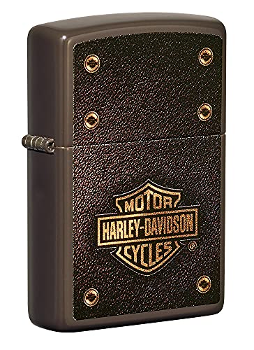 Zippo Harley-Davidson Bar and Shield Taschenfeuerzeug, Braun von Zippo