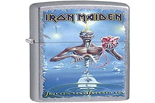 Zippo Iron Maiden Feuerzeug, Chrom, Silber, 6 x 3.8 x 1.8 cm von Zippo