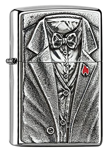 Zippo Jacket-Chrome high Polished-Spring 2017 Feuerzeug, Silber, 5.8 x 3.8 x 2 cm von Zippo