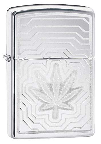 Zippo Leaf Layers DESIGN-250-Zippo Collection 2019-60004262-69,95 €, Metall, Silber, smal von Zippo