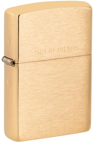 Zippo Messing gebürstet Gravur Feuerzeug von Zippo