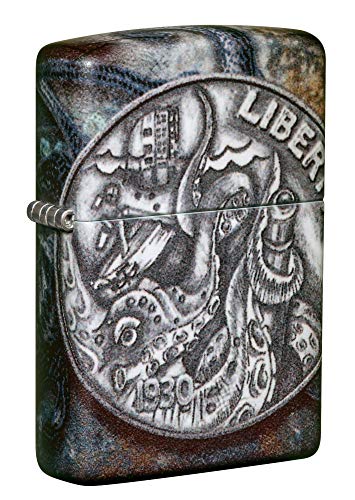 Zippo Piraten-Münze 540 Farbe Taschenfeuerzeug von Zippo