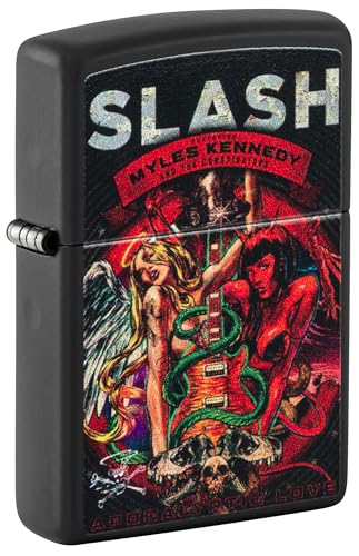 Zippo Sturmfeuerzeug - Slash, Black Matte, Color Image - Nachfüllbar - Wiederverwendbar - Windfestes Design - Geschenkbox - Made in USA Zippo Sturmfeuerzeug - Slash, Black Matte, Color Image - Nachfüllbar - Wiederverwendbar - Windfestes Design - Geschenkbox - Made in USA von Zippo