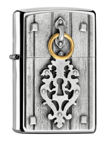 Zippo 2005103 Feuerzeug, Chrom, Silber, 6 x 3,8 x 1,8 cm von Zippo