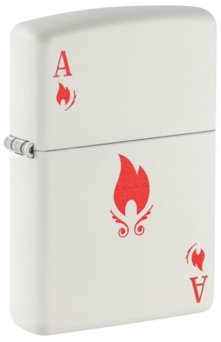Zippo Sturmfeuerzeug - Ace, White Matte, Color Image - Nachfüllbar - Wiederverwendbar - Windfestes Design - Geschenkbox - Made in USA Zippo Sturmfeuerzeug - Ace, White Matte, Color Image - Nachfüllbar - Wiederverwendbar - Windfestes Design - Geschenkbox - Made in USA von Zippo