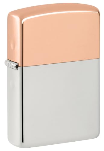Zippo Sturmfeuerzeug - Bimetal Collectible, Sterling Silver Case, Copper Lid, Base Model - Nachfüllbar - Wiederverwendbar - Windfestes Design - Geschenkbox - Made in USA Zippo Sturmfeuerzeug - Bimetal Collectible, Sterling Silver Case, Copper Lid, Base Model - Nachfüllbar - Wiederverwendbar - Windfestes Design - Geschenkbox - Made in USA von Zippo