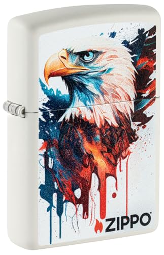 Zippo Sturmfeuerzeug - Colorful Eagle, White Matte, Color Image - Nachfüllbar - Wiederverwendbar - Windfestes Design - Geschenkbox - Made in USA Zippo Sturmfeuerzeug - Colorful Eagle, White Matte, Color Image - Nachfüllbar - Wiederverwendbar - Windfestes Design - Geschenkbox - Made in USA von Zippo