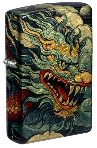 Zippo Sturmfeuerzeug - Colourful Dragon, 540° Tumbled Brass, Fusion - Nachfüllbar - Wiederverwendbar - Windfestes Design - Geschenkbox - Made in USA Zippo Sturmfeuerzeug - Colourful Dragon, 540° Tumbled Brass, Fusion - Nachfüllbar - Wiederverwendbar - Windfestes Design - Geschenkbox - Made in USA von Zippo