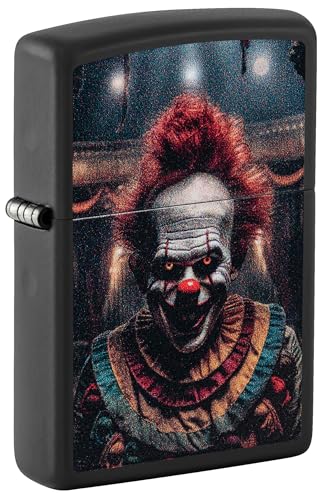 Zippo Sturmfeuerzeug - Creepy Clown Design - Nachfüllbar- Geschenkbox - Metall - Made in USA von Zippo