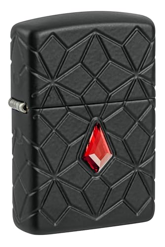 Zippo Sturmfeuerzeug - Diamond Pattern, Armor Black Matte, MultiCut w/Crystal Attached - Nachfüllbar - Wiederverwendbar - Windfestes Design - Geschenkbox - Made in USA Zippo Sturmfeuerzeug - Diamond Pattern, Armor Black Matte, MultiCut w/Crystal Attached - Nachfüllbar - Wiederverwendbar - Windfestes Design - Geschenkbox - Made in USA von Zippo
