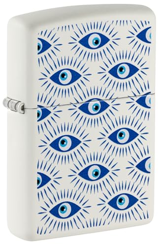 Zippo Sturmfeuerzeug - Evil Eye, White Matte, Color Image - Nachfüllbar - Wiederverwendbar - Windfestes Design - Geschenkbox - Made in USA Zippo Sturmfeuerzeug - Evil Eye, White Matte, Color Image - Nachfüllbar - Wiederverwendbar - Windfestes Design - Geschenkbox - Made in USA von Zippo