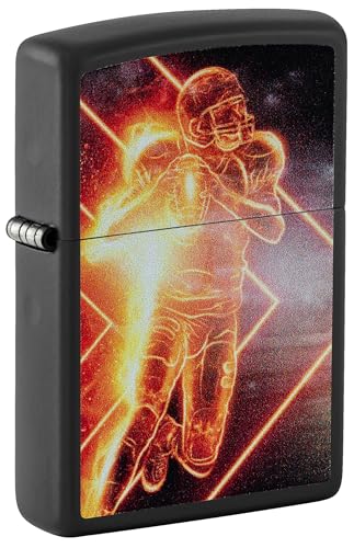 Zippo Sturmfeuerzeug - Football Player Design - Nachfüllbar- Geschenkbox - Metall - Made in USA von Zippo