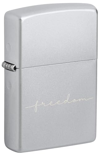 Zippo Sturmfeuerzeug - Freedom Design - Nachfüllbar- Geschenkbox - Metall - Made in USA von Zippo