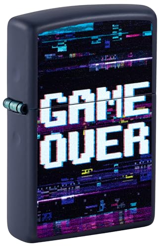 Zippo Sturmfeuerzeug - Game Over, Navy Matte, Color Image - Nachfüllbar - Wiederverwendbar - Windfestes Design - Geschenkbox - Made in USA Zippo Sturmfeuerzeug - Game Over, Navy Matte, Color Image - Nachfüllbar - Wiederverwendbar - Windfestes Design - Geschenkbox - Made in USA von Zippo