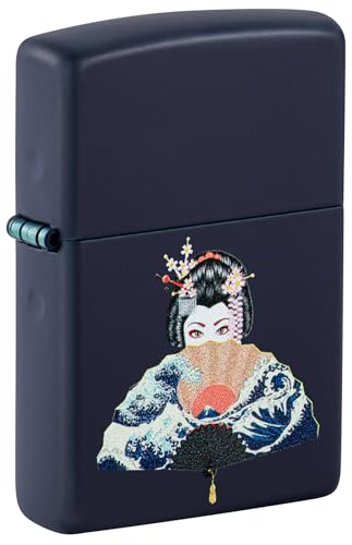 Zippo Sturmfeuerzeug - Geisha, Navy Matte, Color Image - Nachfüllbar - Wiederverwendbar - Windfestes Design - Geschenkbox - Made in USA Zippo Sturmfeuerzeug - Geisha, Navy Matte, Color Image - Nachfüllbar - Wiederverwendbar - Windfestes Design - Geschenkbox - Made in USA von Zippo