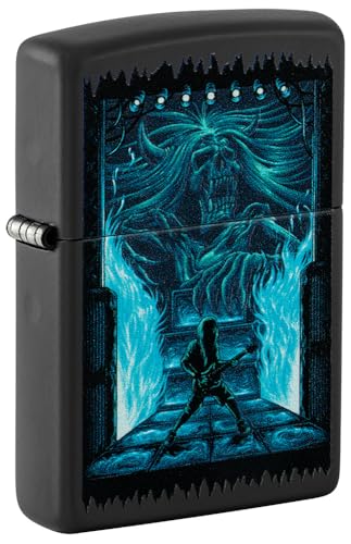 Zippo Sturmfeuerzeug - Gothic Rock Design - Black Matte mit Color Image - Nachfüllbar - Wiederverwendbar - Windfestes Design - Geschenkbox - Made in USA Zippo Sturmfeuerzeug - Gothic Rock Design - Black Matte mit Color Image - Nachfüllbar - Wiederverwendbar - Windfestes Design - Geschenkbox - Made in USA von Zippo