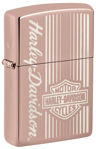 Zippo Sturmfeuerzeug - Harley-Davidson, High Polish Rose Gold, Laser Engrave - Nachfüllbar - Wiederverwendbar - Windfestes Design - Geschenkbox - Made in USA Zippo Sturmfeuerzeug - Harley-Davidson, High Polish Rose Gold, Laser Engrave - Nachfüllbar - Wiederverwendbar - Windfestes Design - Geschenkbox - Made in USA von Zippo