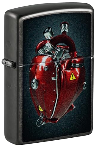 Zippo Sturmfeuerzeug - Heart Engine, Gray Dusk, Color Image - Nachfüllbar - Wiederverwendbar - Windfestes Design - Geschenkbox - Made in USA Zippo Sturmfeuerzeug - Heart Engine, Gray Dusk, Color Image - Nachfüllbar - Wiederverwendbar - Windfestes Design - Geschenkbox - Made in USA von Zippo