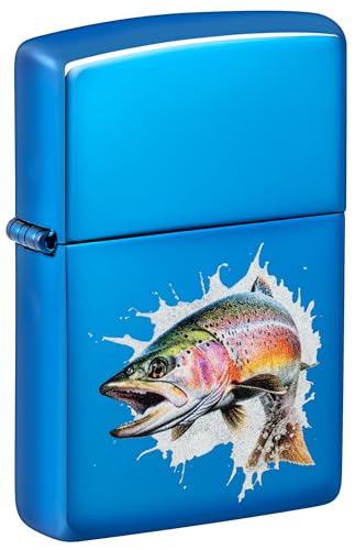 Zippo Sturmfeuerzeug - Jumping Fish, High Polish Blue, Color Image - Nachfüllbar - Wiederverwendbar - Windfestes Design - Geschenkbox - Made in USA Zippo Sturmfeuerzeug - Jumping Fish, High Polish Blue, Color Image - Nachfüllbar - Wiederverwendbar - Windfestes Design - Geschenkbox - Made in USA von Zippo