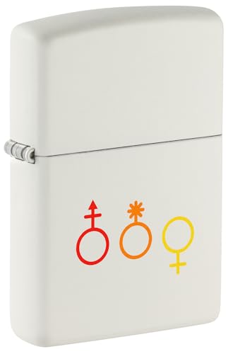 Zippo Sturmfeuerzeug - LGBTQ+, White Matte, Color Image - Nachfüllbar - Wiederverwendbar - Windfestes Design - Geschenkbox - Made in USA Zippo Sturmfeuerzeug - LGBTQ+, White Matte, Color Image - Nachfüllbar - Wiederverwendbar - Windfestes Design - Geschenkbox - Made in USA von Zippo