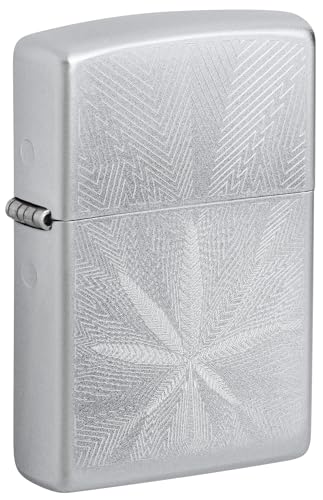 Zippo Sturmfeuerzeug - Leaf Design - Nachfüllbar- Geschenkbox - Metall - Made in USA von Zippo