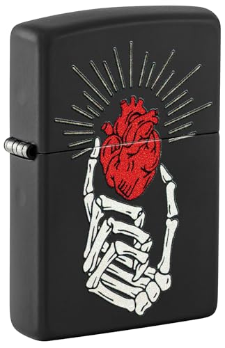 Zippo Sturmfeuerzeug - Love/Positivity Design - Nachfüllbar- Geschenkbox - Metall - Made in USA von Zippo