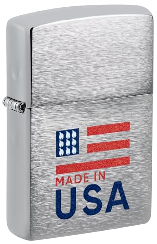 Zippo Sturmfeuerzeug - Made In USA, Brushed Chrome, Color Image - Nachfüllbar - Wiederverwendbar - Windfestes Design - Geschenkbox - Made in USA Zippo Sturmfeuerzeug - Made In USA, Brushed Chrome, Color Image - Nachfüllbar - Wiederverwendbar - Windfestes Design - Geschenkbox - Made in USA von Zippo