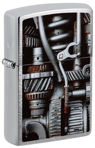 Zippo Sturmfeuerzeug - Mechanism, Brushed Chrome, Color Image - Nachfüllbar - Wiederverwendbar - Windfestes Design - Geschenkbox - Made in USA Zippo Sturmfeuerzeug - Mechanism, Brushed Chrome, Color Image - Nachfüllbar - Wiederverwendbar - Windfestes Design - Geschenkbox - Made in USA von Zippo