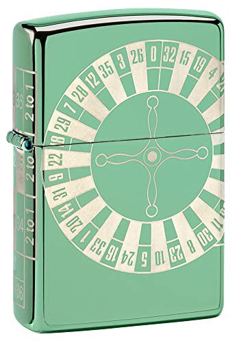 Zippo Sturmfeuerzeug - Modell Roulette - 360 Photo Image, High Polish Green - Nachfüllbar - Wiederverwendbar - Windfestes Design - Geschenkbox - Made in USA Zippo Sturmfeuerzeug - Modell Roulette - 360 Photo Image, High Polish Green - Nachfüllbar - Wiederverwendbar - Windfestes Design - Geschenkbox - Made in USA von Zippo
