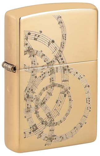 Zippo Sturmfeuerzeug - Musical Notes Design - Nachfüllbar- Geschenkbox - Metall - Made in USA Zippo Sturmfeuerzeug - Musical Notes Design - Nachfüllbar- Geschenkbox - Metall - Made in USA von Zippo