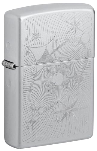 Zippo Sturmfeuerzeug - Nostalgia/Vintage - Auto Engrave Satin Chrome - Nachfüllbar - Wiederverwendbar - Windfestes Design - Geschenkbox - Made in USA Zippo Sturmfeuerzeug - Nostalgia/Vintage - Auto Engrave Satin Chrome - Nachfüllbar - Wiederverwendbar - Windfestes Design - Geschenkbox - Made in USA von Zippo