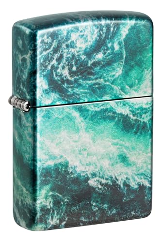 Zippo Sturmfeuerzeug - Rogue Wave, 540° Tumbled Chrome, Fusion - Nachfüllbar - Wiederverwendbar - Windfestes Design - Geschenkbox - Made in USA Zippo Sturmfeuerzeug - Rogue Wave, 540° Tumbled Chrome, Fusion - Nachfüllbar - Wiederverwendbar - Windfestes Design - Geschenkbox - Made in USA von Zippo