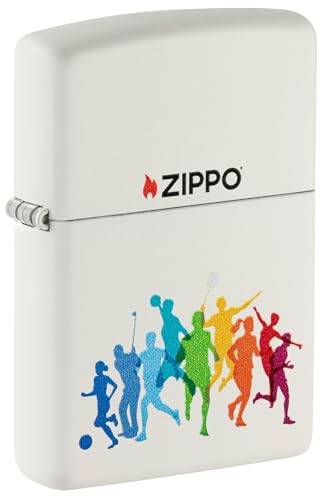 Zippo Sturmfeuerzeug - Sports, White Matte, Color Image - Nachfüllbar - Wiederverwendbar - Windfestes Design - Geschenkbox - Made in USA Zippo Sturmfeuerzeug - Sports, White Matte, Color Image - Nachfüllbar - Wiederverwendbar - Windfestes Design - Geschenkbox - Made in USA von Zippo
