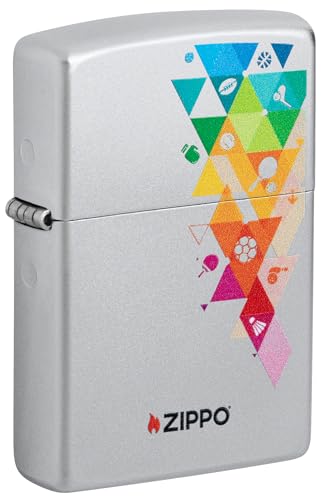 Zippo Sturmfeuerzeug - Sports Icons, Satin Chrome, Color Image - Nachfüllbar - Wiederverwendbar - Windfestes Design - Geschenkbox - Made in USA Zippo Sturmfeuerzeug - Sports Icons, Satin Chrome, Color Image - Nachfüllbar - Wiederverwendbar - Windfestes Design - Geschenkbox - Made in USA von Zippo