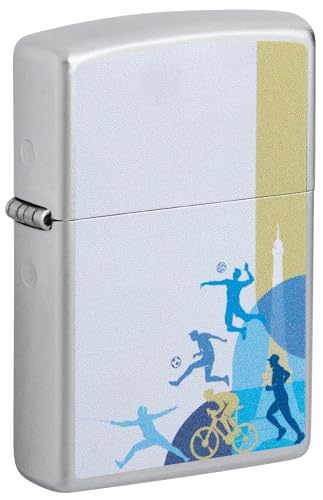 Zippo Sturmfeuerzeug - Sports Players, Satin Chrome, Color Image - Nachfüllbar - Wiederverwendbar - Windfestes Design - Geschenkbox - Made in USA Zippo Sturmfeuerzeug - Sports Players, Satin Chrome, Color Image - Nachfüllbar - Wiederverwendbar - Windfestes Design - Geschenkbox - Made in USA von Zippo