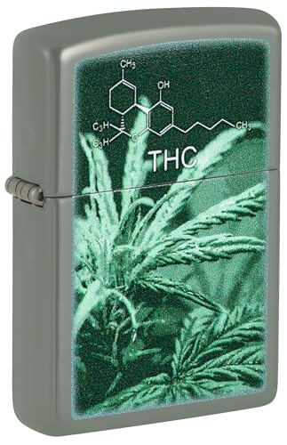 Zippo Sturmfeuerzeug - THC Leaf Design - Nachfüllbar- Geschenkbox - Metall - Made in USA Zippo Sturmfeuerzeug - THC Leaf Design - Nachfüllbar- Geschenkbox - Metall - Made in USA von Zippo