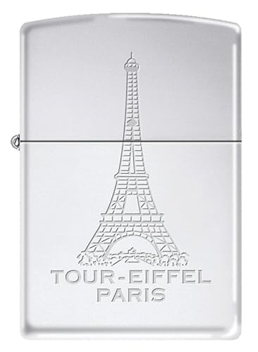Zippo Sturmfeuerzeug - Tour-Eiffel Paris, High Polish Chrome, Lustre - Nachfüllbar - Wiederverwendbar - Windfestes Design - Geschenkbox - Made in USA Zippo Sturmfeuerzeug - Tour-Eiffel Paris, High Polish Chrome, Lustre - Nachfüllbar - Wiederverwendbar - Windfestes Design - Geschenkbox - Made in USA von Zippo