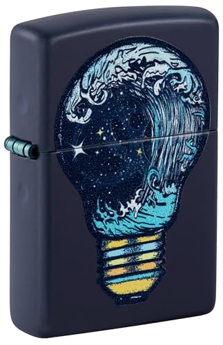 Zippo Sturmfeuerzeug - Toxic Waves, Navy Matte, Black Light - Nachfüllbar - Wiederverwendbar - Windfestes Design - Geschenkbox - Made in USA Zippo Sturmfeuerzeug - Toxic Waves, Navy Matte, Black Light - Nachfüllbar - Wiederverwendbar - Windfestes Design - Geschenkbox - Made in USA von Zippo