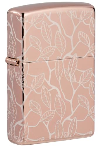 Zippo Sturmfeuerzeug - Vine and Leaves, High Polish Rose Gold, Laser 360° - Nachfüllbar - Wiederverwendbar - Windfestes Design - Geschenkbox - Made in USA Zippo Sturmfeuerzeug - Vine and Leaves, High Polish Rose Gold, Laser 360° - Nachfüllbar - Wiederverwendbar - Windfestes Design - Geschenkbox - Made in USA von Zippo