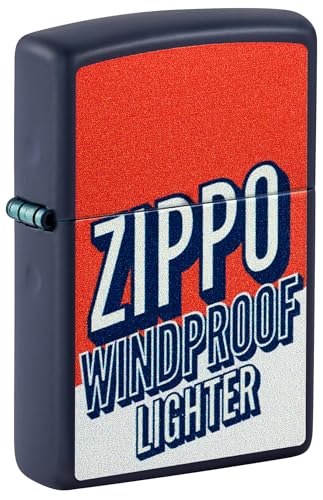 Zippo Sturmfeuerzeug - Zippo Design Navy Matte - Nachfüllbar- Geschenkbox - Metall - Made in USA Zippo Sturmfeuerzeug - Zippo Design Navy Matte - Nachfüllbar- Geschenkbox - Metall - Made in USA von Zippo