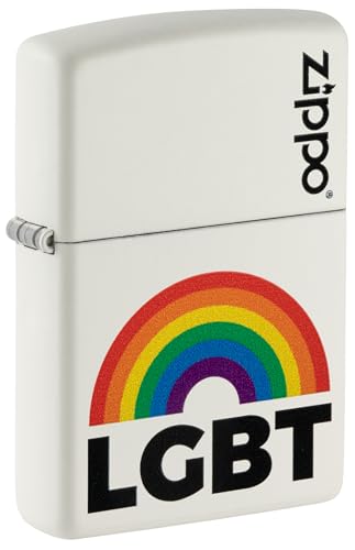 Zippo Sturmfeuerzeug - Zippo Rainbow, White Matte, Color Image - Nachfüllbar - Wiederverwendbar - Windfestes Design - Geschenkbox - Made in USA Zippo Sturmfeuerzeug - Zippo Rainbow, White Matte, Color Image - Nachfüllbar - Wiederverwendbar - Windfestes Design - Geschenkbox - Made in USA von Zippo