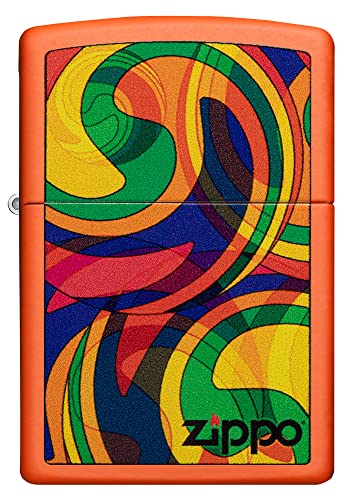 Zippo Sturmfeuerzeug - Colorful Abstract - Orange Matte Finish mit Color Image - Nachfüllbar - Wiederverwendbar - Windfestes Design - Geschenkbox - Made in USA Zippo Sturmfeuerzeug - Colorful Abstract - Orange Matte Finish mit Color Image - Nachfüllbar - Wiederverwendbar - Windfestes Design - Geschenkbox - Made in USA von Zippo