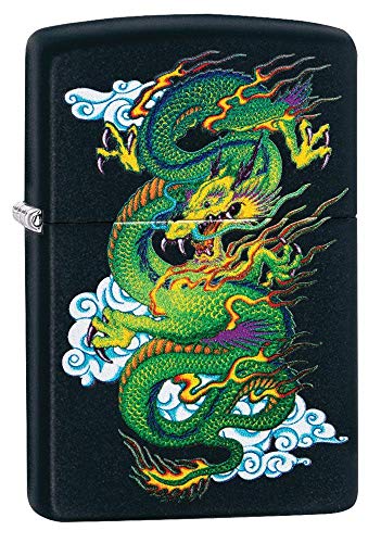 Zippo Unisex-Erwachsene Feuerzeug, Dragon Schwarz, Regular von Zippo