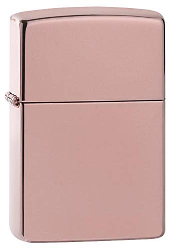 Zippo – Basismodell - Reg High Polished Rose Gold – Sturmfeuerzeug, nachfüllbar, in hochwertiger Geschenkbox, one size, 96792 von Zippo